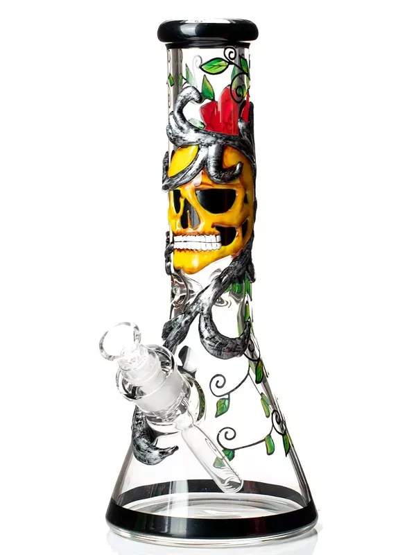Skull and Roses Bong