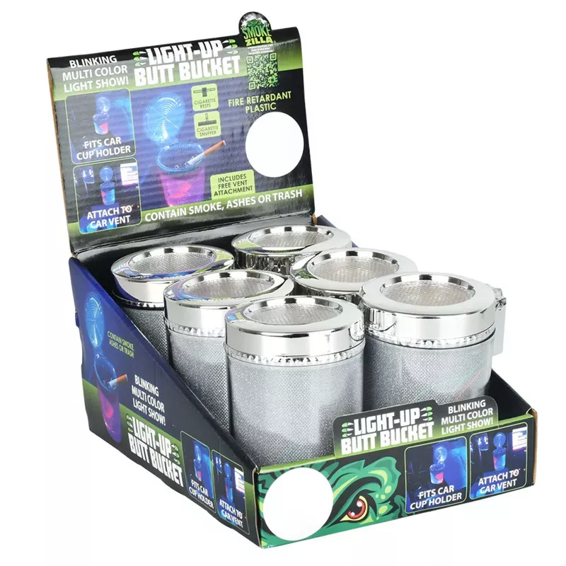 Smokezilla Light Show Light-Up Butt Bucket | 5 ” | 6pc