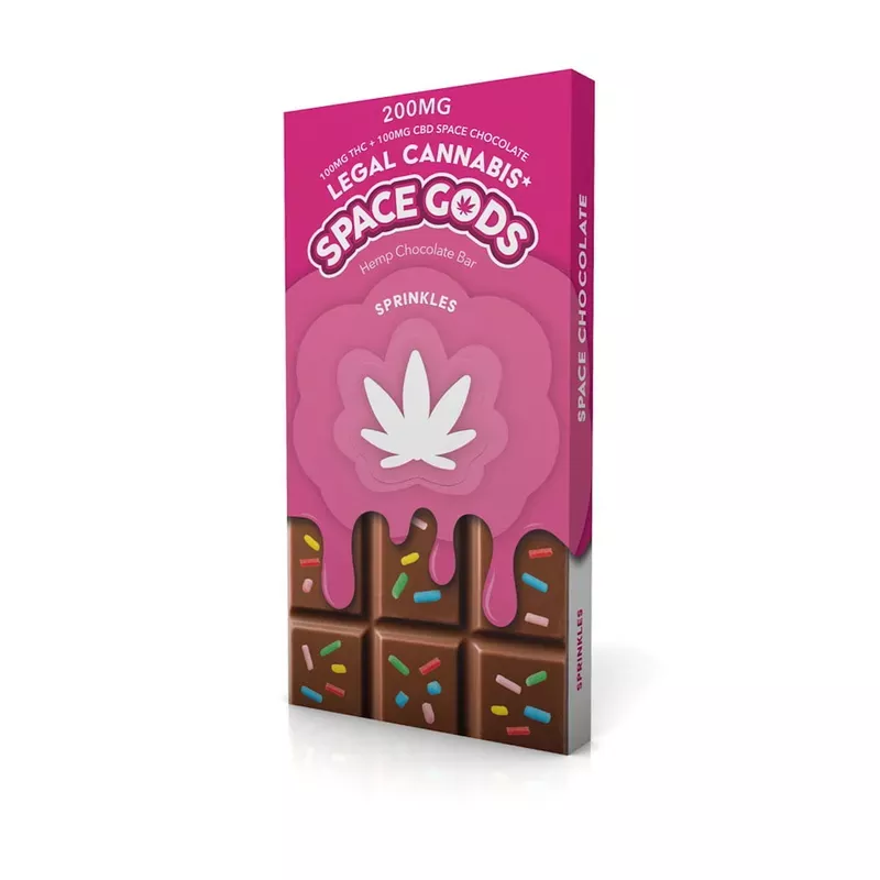Space Gods Delta 9 + CBD Chocolate Bar