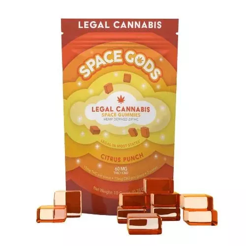 Space Gods – Delta 9 THC + CBD Space Gummies – 300mg