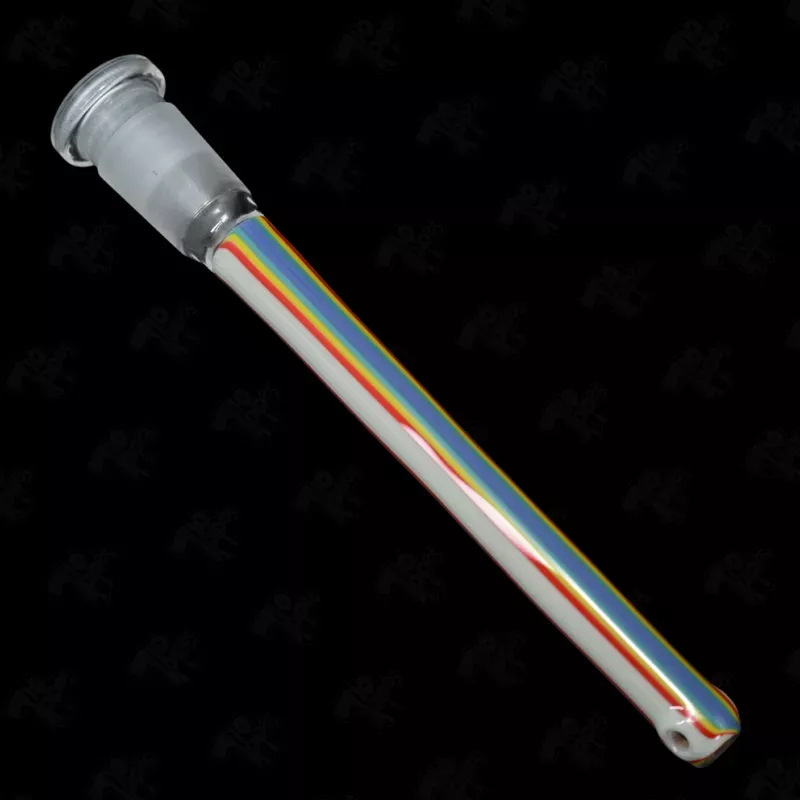 Spaceman 5″ Downstem – Rainbow/White