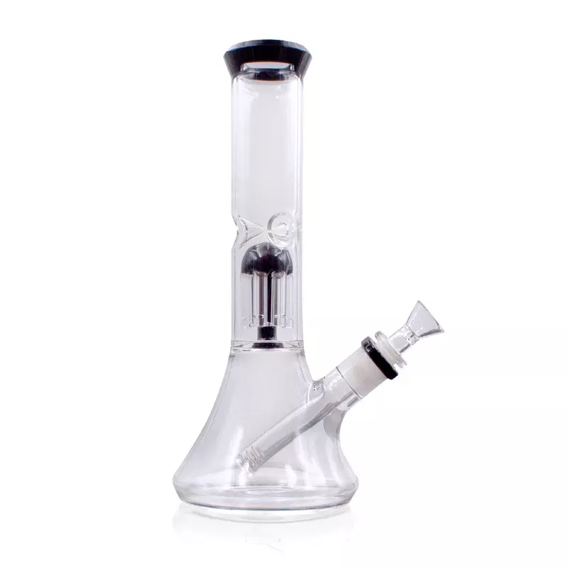 The Stash Shack 11 ” High-Capacity Beaker Water Pipe with 6 Arm Perc & Ice Catcher