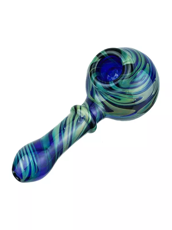 Stratus Glass HandPipe “Oil In Water ” With BIS