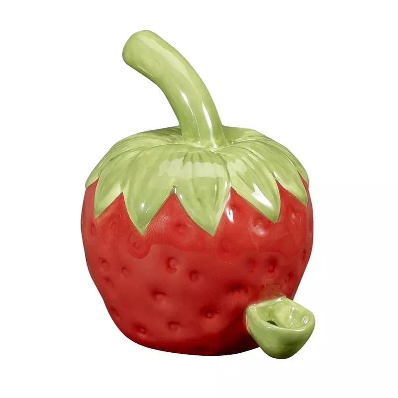 Strawberry Ceramic Hand Pipe