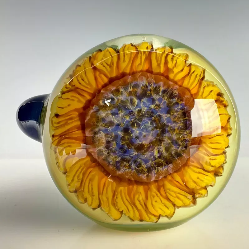 “Sunflower ” Disc-Flip Spoon by Hillary Cooper