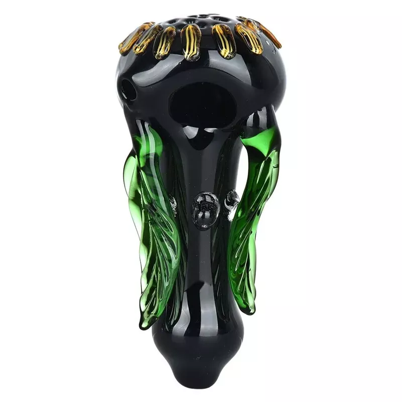 Sunflower Glass Spoon Pipe | 4.5 “