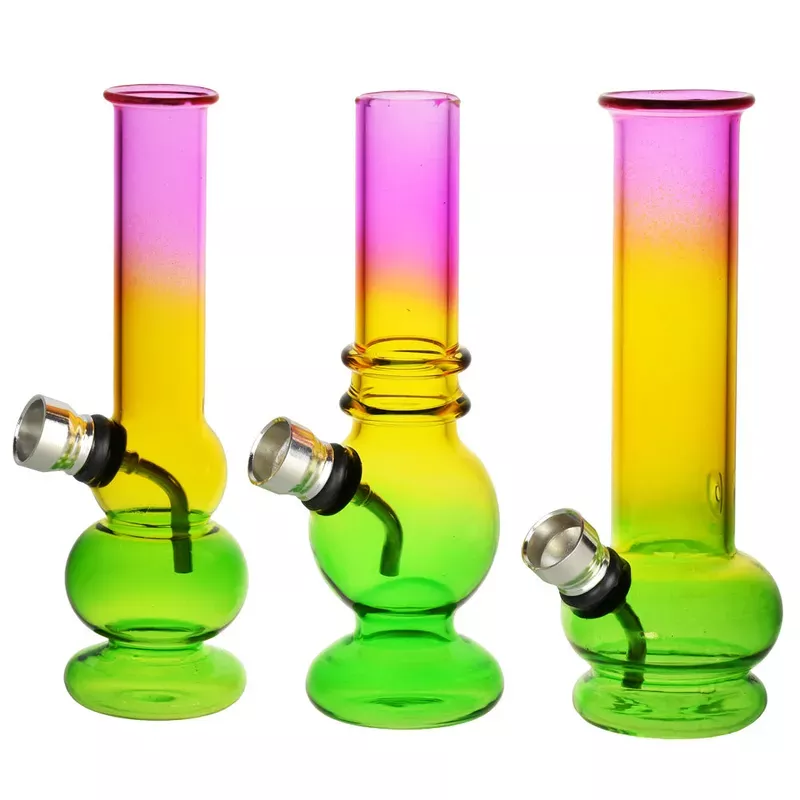 Sunset Ombre Glass Mini Water Pipe – 5.75 “/Grommet/Styles Vary