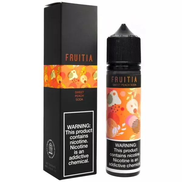 Sweet Peach E-liquid by Fruitia – (60mL)