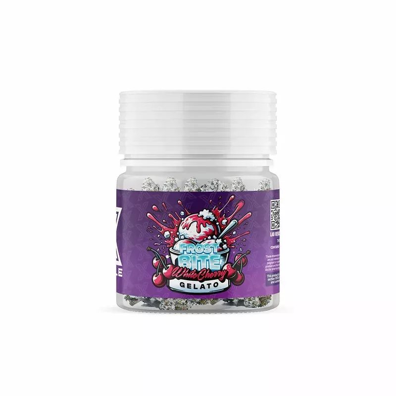 THCA FLOWER – XHALE – WHITE CHERRY GELATO – SNOW CAPS