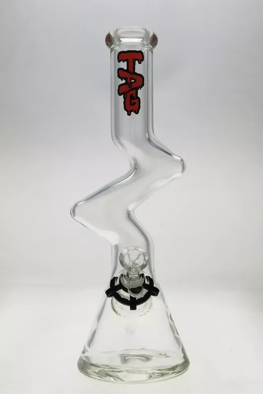 Thick Ass Glass 16 ” Beaker ZONG Bong 9mm Heavy Wall with Smooth Downstem