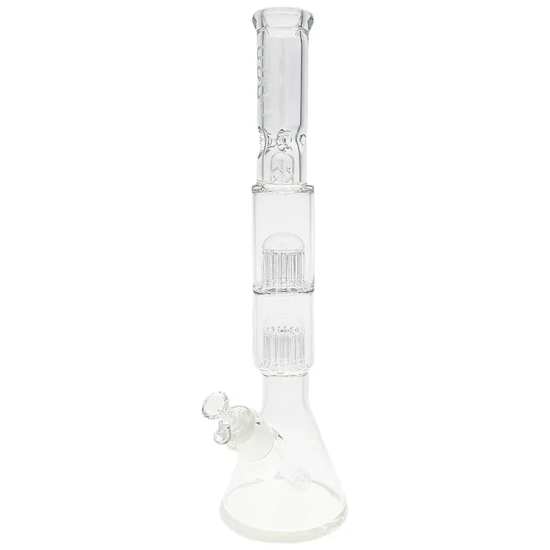 Thick Ass Glass 20 ” Beaker Bong w/ Double 16-Arm Tree Perc 7mm