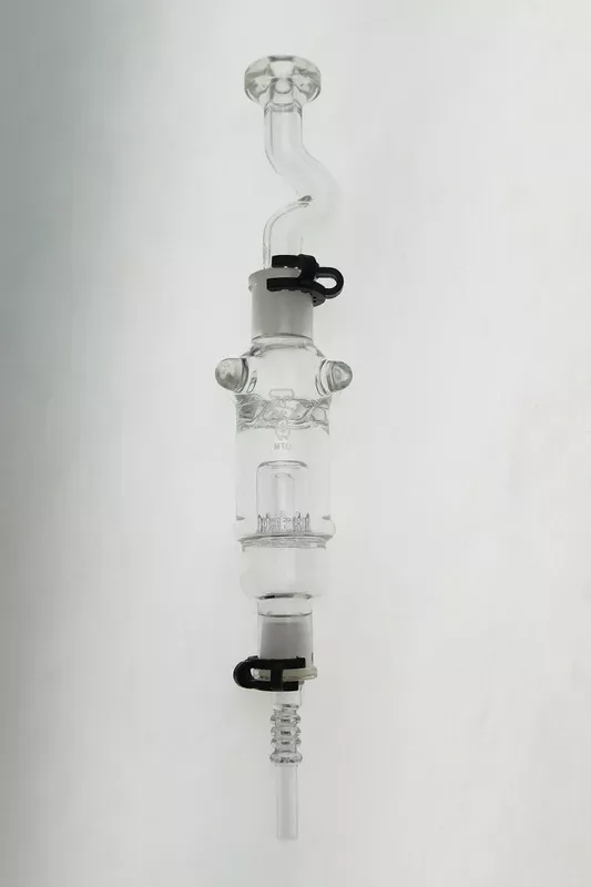 Thick Ass Glass Errl Cannon Dab Rig w/ 4-Hole Showerhead & Spinning Guard