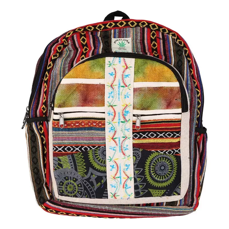 ThreadHeads Tie Dye Patchwork Backpack – 16 “x14 “