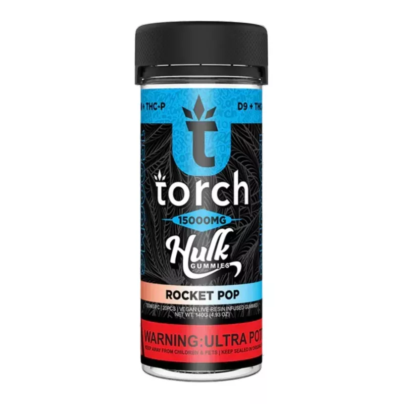 Torch Hulk Rocket Pop Gummies – 15000mg