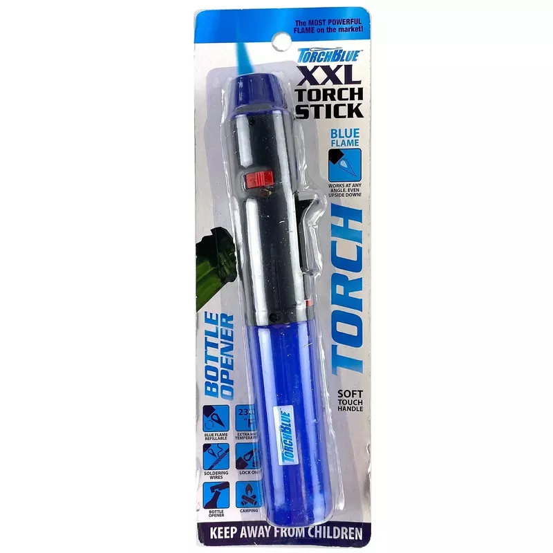 Torch Stick Lighter with Bottle Opener in Blister Pack – 12 Pieces Per Pack 40264