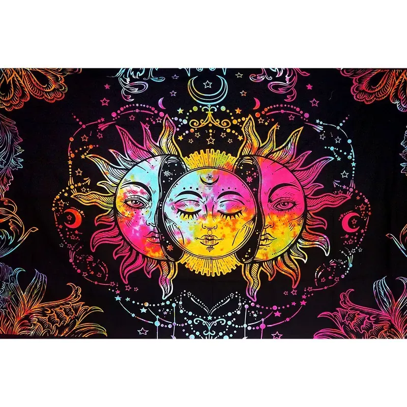 Trippy Sheetz Celestial Awakening Tapestry – 55 “x85 “