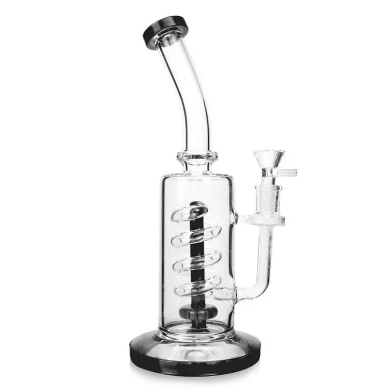 Twisting Helix Perc Bong – 12in