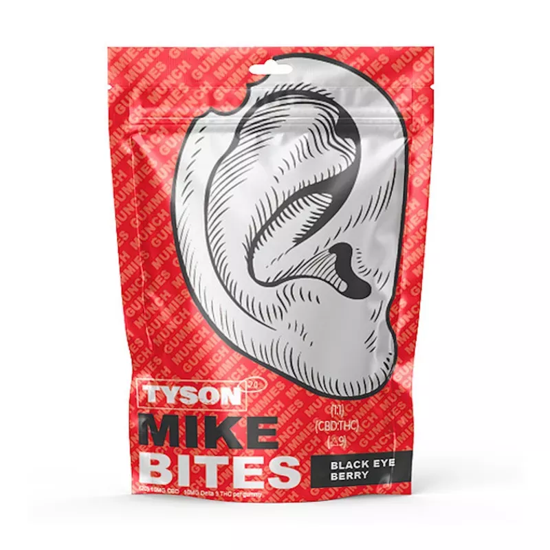Tyson Delta 9 Black Eye Berry Mike Bites – 500mg
