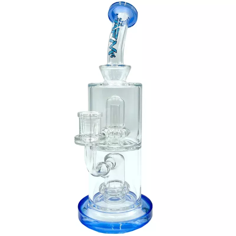 UFO Double Perc Glass Rig