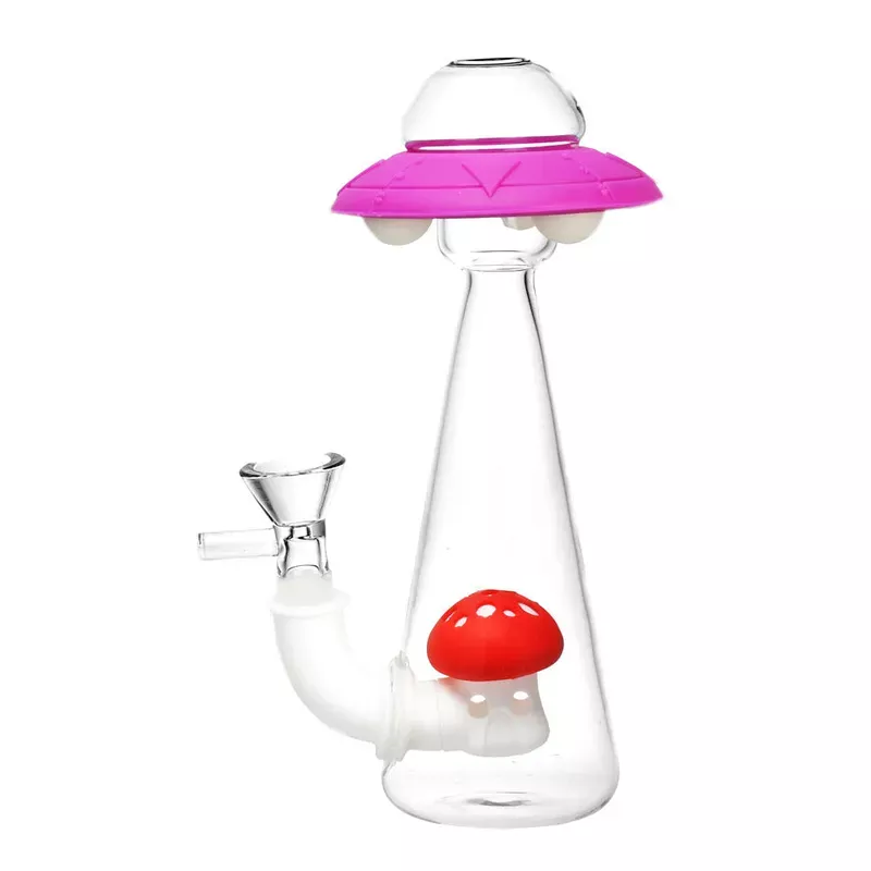 UFO Glass Silicone GID Bong