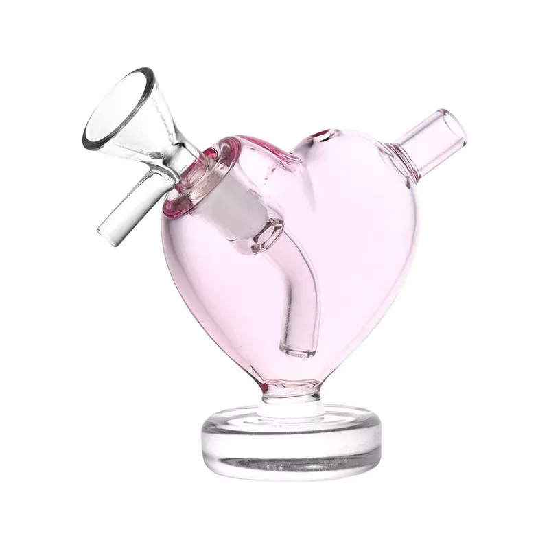 Unbranded 3″ Pink Heart Mini Bubbler