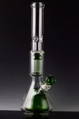 (US Made) Large Extra Thick Stemless GoG Water Pipe with Perc – WP356