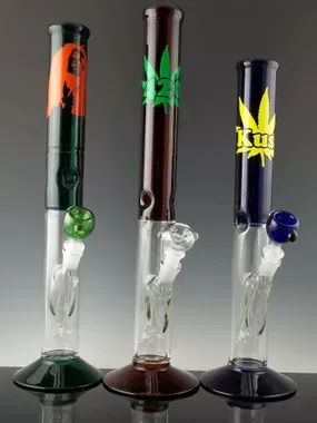 (US Made) Large Glass on Glass Water Pipe – WP145