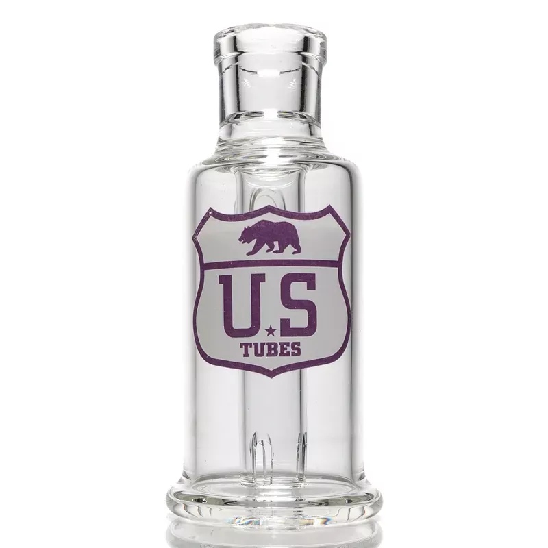 US Tubes – Ash Catcher – 18mm 45° – White & Purple Highway Label
