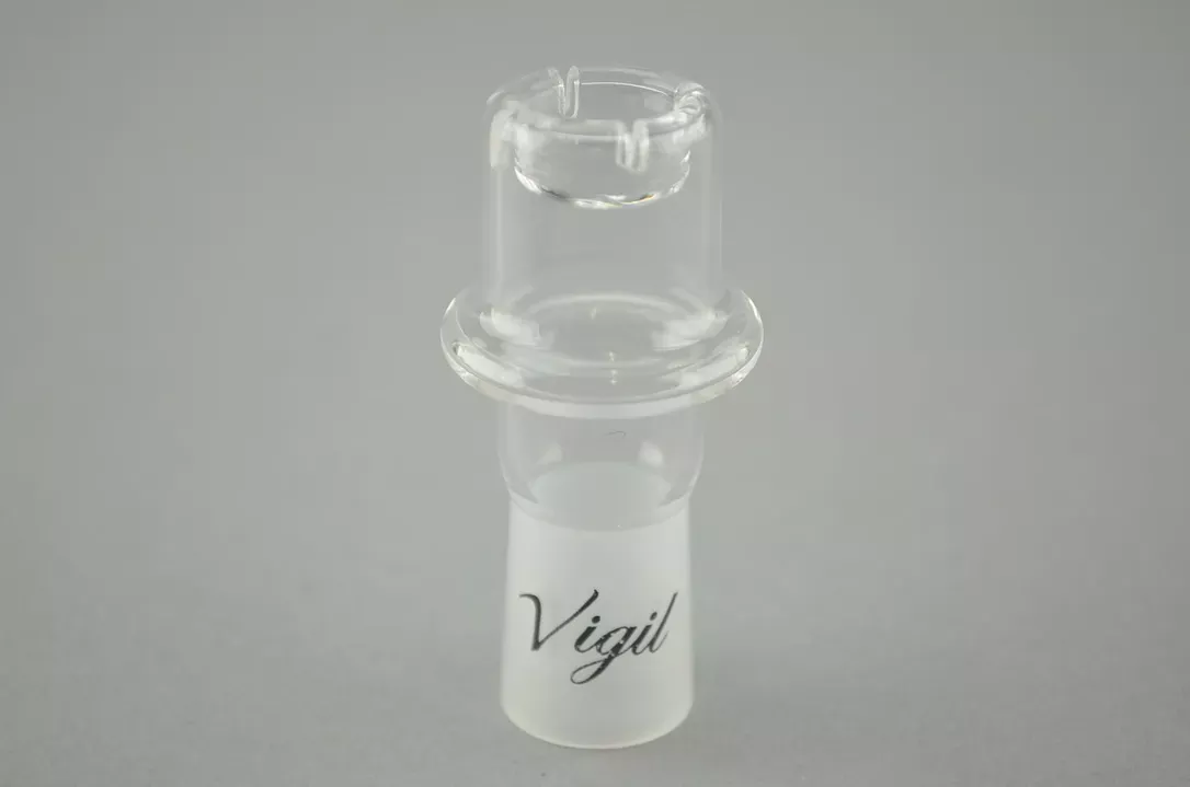 VIGIL – E-Nail Domeless Quartz Nail w/ 4-Slits & 14mm Female Joint (Fits on 14mm MALE Joints) – For 20mm Heater Coils
