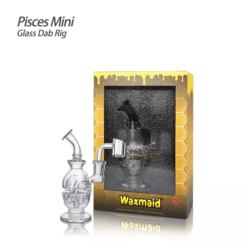 Waxmaid 5.27″ Pisces Mini Glass Dab Rig
