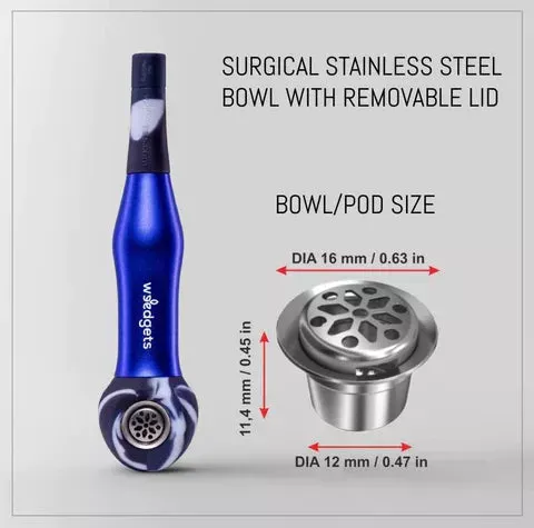 Weedgets Maze Pipe – Cough-Less Tech & Charcoal Filter Hand Pipe