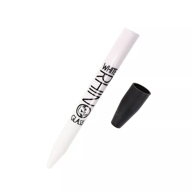 White Rhino Ceramic Nectar Collector with Silicone Cap