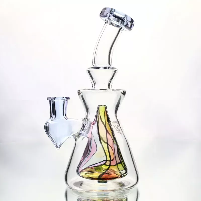 Windstar Glass Purple Paisley Bubble Rig / Purple
