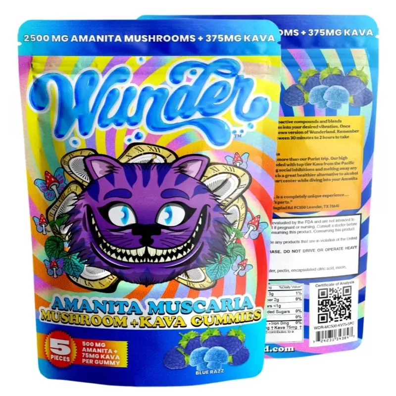Wunder Amanita Muscaria Mushroom + Kava Gummies