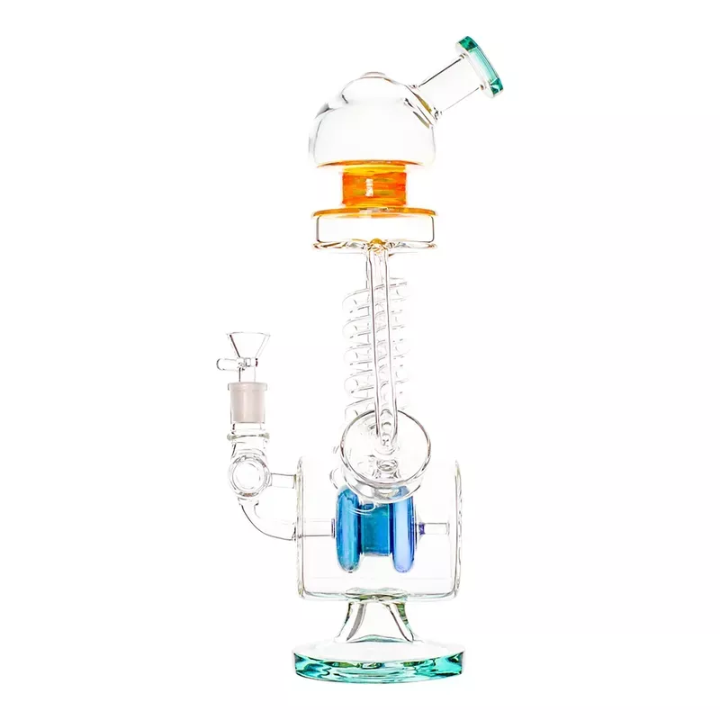 The Yo-Yo Helix Percolator Bong – 14in