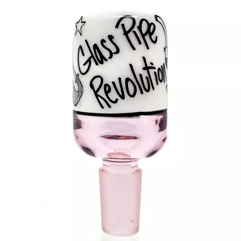 Zach P – 14mm Slide – Pink White – Glass Pipe Revolution