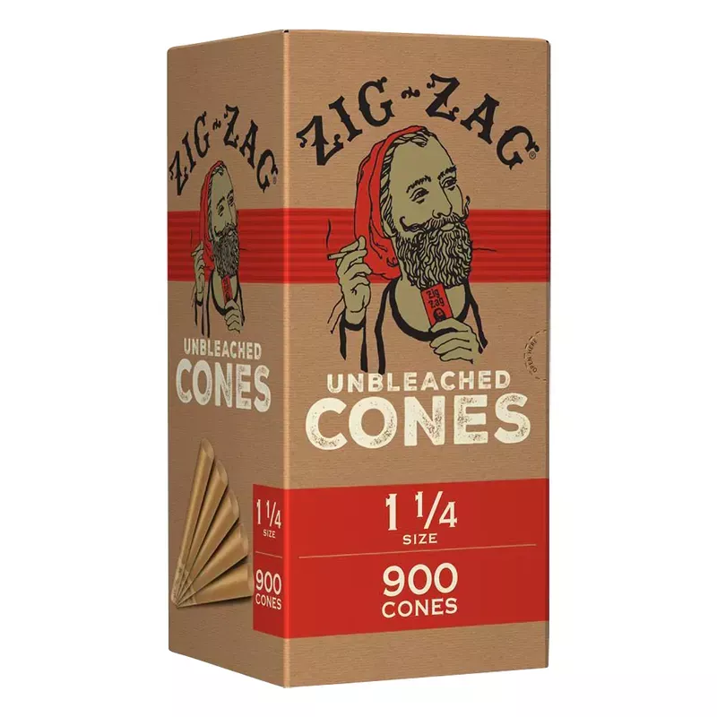 Zig Zag Unbleached Cones 1 1/4 ” – 900 Pack