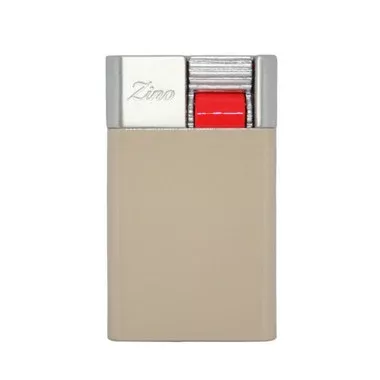 Zino – ZS – Single Jet Flame Lighter – Beige & Red