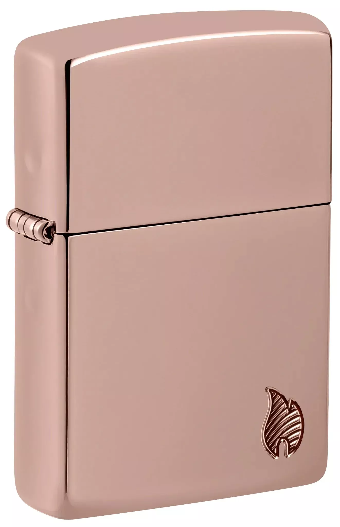 Zippo Armor High Polish Rose Gold Flame Design