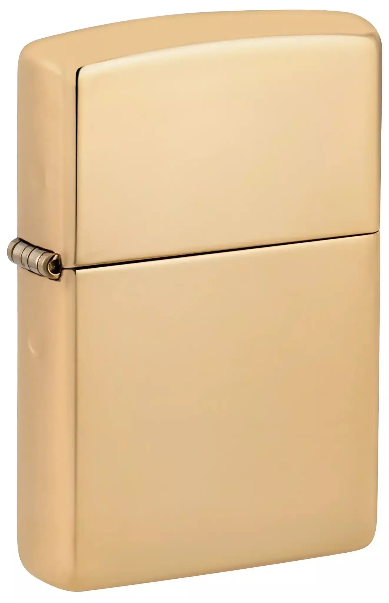 Zippo Reg Hi Pol Brass Wo/Solid Brass