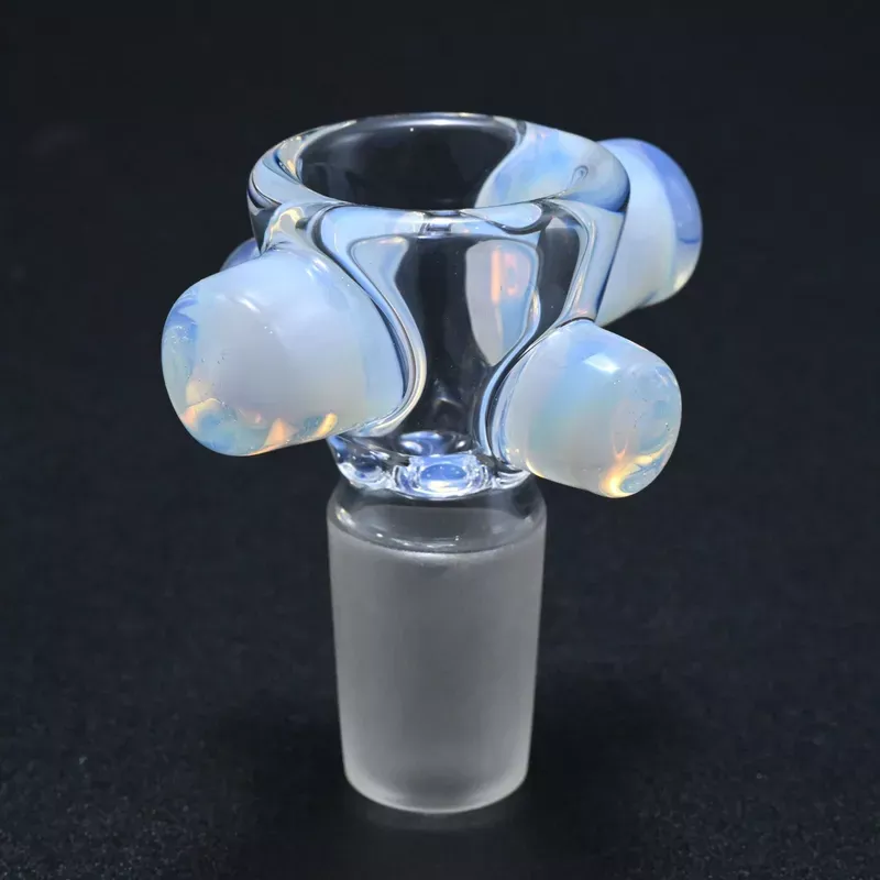 Zombie Hand 18mm Bowl w/ Color Accents – Ghost