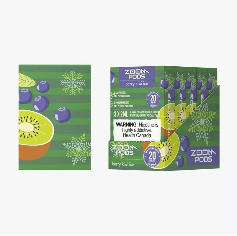 Zoom Pods STLTH Compatible – Berry Kiwi Ice