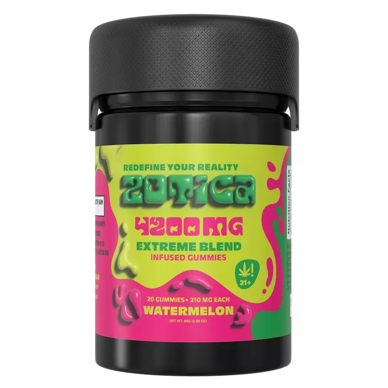 Zotica Extreme Blend Watermelon Gummies – 4200mg
