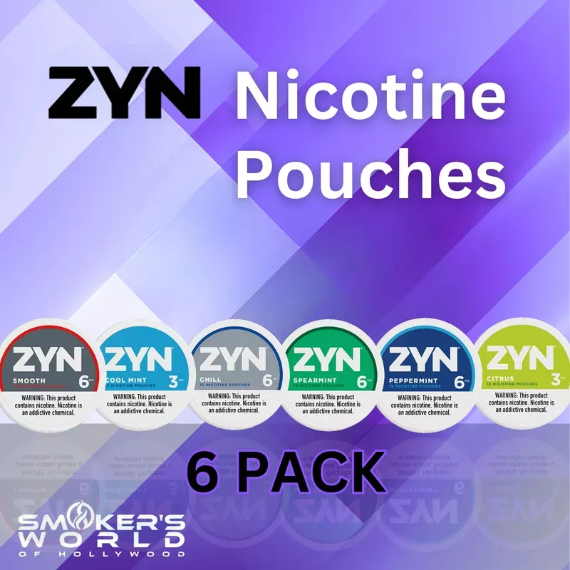 ZYN Nicotine Pouches – (6 pack)